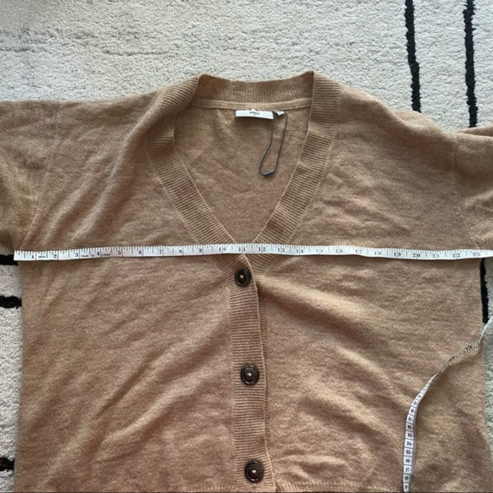 MINIMUM Brown Moffie Button Alpaca Cardigan - Picture 9 of 11